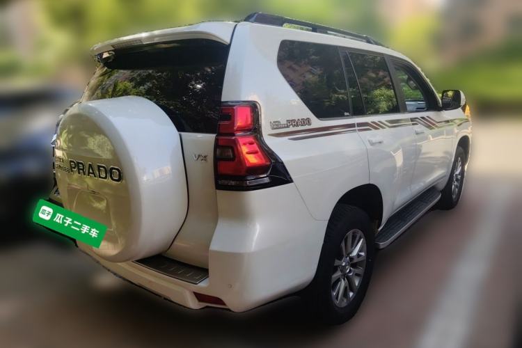 Used Toyota Prado 2018 3.5L Automatic VX NAVI with Rear-Mounted Spare Tire Rear Right 45 Deg