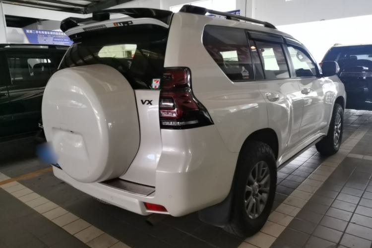 Used Toyota Prado 2018 3.5L Automatic VX NAVI with Rear-Mounted Spare Tire Rear Right 45 Deg