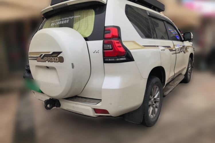 Used Toyota Prado 2018 3.5L Automatic VX NAVI with Rear-Mounted Spare Tire Rear Right 45 Deg