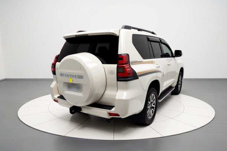 Used Toyota Prado 2018 3.5L Automatic TX-L with Rear-Mounted Spare Tire Rear Right 45 Deg