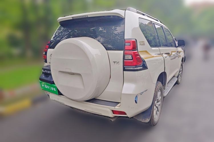 Used Toyota Prado 2018 3.5L Automatic TX-L with Rear-Mounted Spare Tire Rear Right 45 Deg
