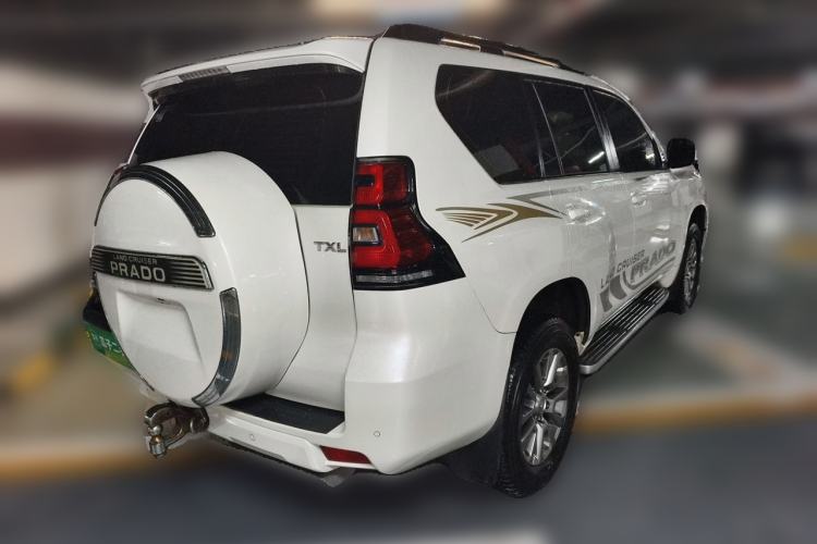 Used Toyota Prado 2018 3.5L Automatic TX-L NAVI with Rear-Mounted Spare Tire Rear Right 45 Deg