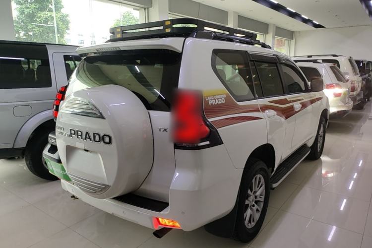 Used Toyota Prado 2018 3.5L Automatic TX-L with Rear-Mounted Spare Tire Rear Right 45 Deg