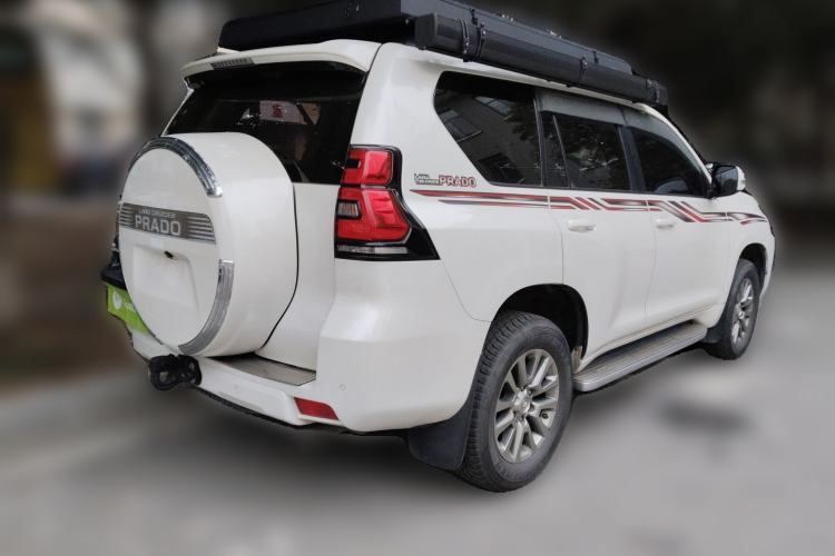 Used Toyota Prado 2018 3.5L Automatic TX-L with Rear-Mounted Spare Tire Rear Right 45 Deg