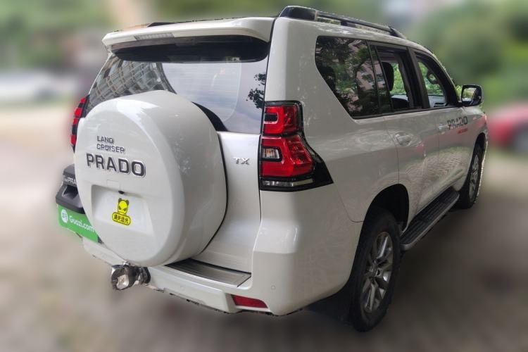 Used Toyota Prado 2018 3.5L Automatic TX-L with Rear-Mounted Spare Tire Rear Right 45 Deg