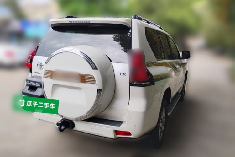 Used Toyota Prado 2018 3.5L Automatic TX-L with Rear-Mounted Spare Tire Rear Right 45 Deg