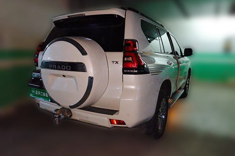 Used Toyota Prado 2018 3.5L Automatic TX-L with Rear-Mounted Spare Tire Rear Right 45 Deg
