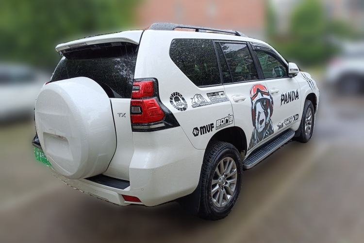 Used Toyota Prado 2018 3.5L Automatic TX-L with Rear-Mounted Spare Tire Rear Right 45 Deg