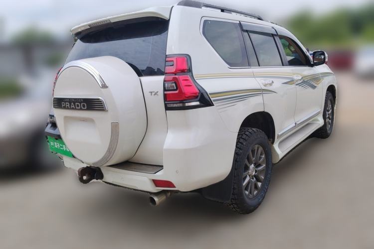 Used Toyota Prado 2018 3.5L Automatic TX-L with Rear-Mounted Spare Tire Rear Right 45 Deg