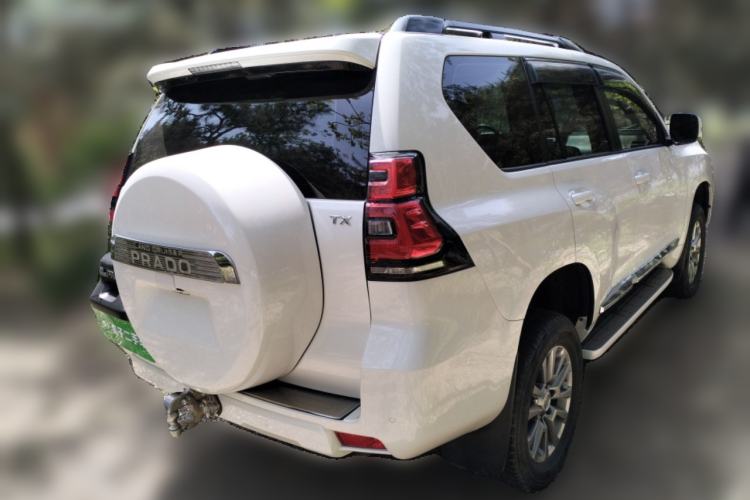 Used Toyota Prado 2018 3.5L Automatic TX-L with Rear-Mounted Spare Tire Rear Right 45 Deg