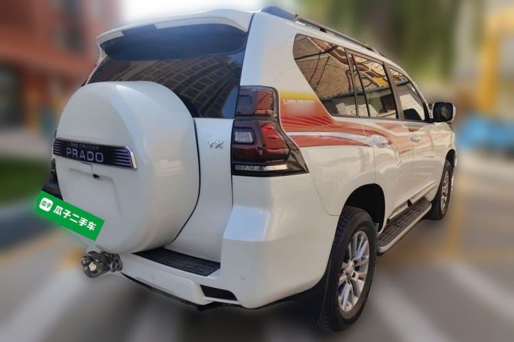 Used Toyota Prado 2018 3.5L Automatic TX-L with Rear-Mounted Spare Tire Rear Right 45 Deg