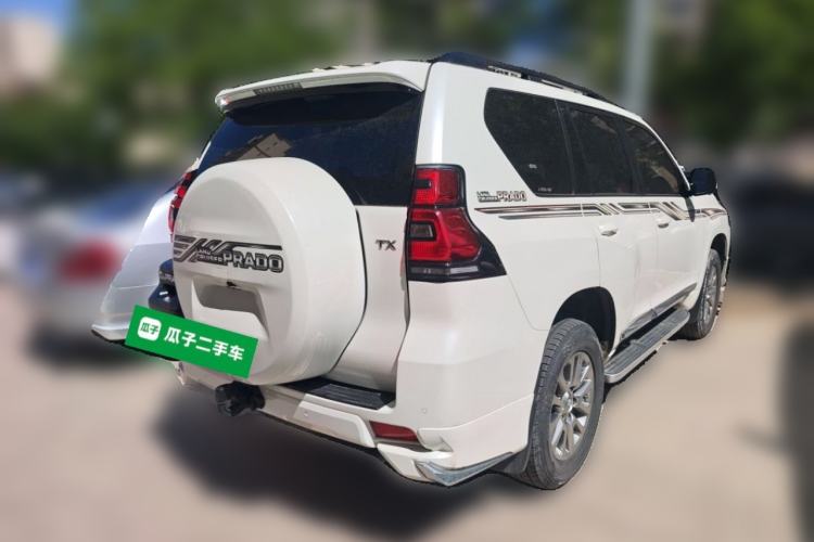 Used Toyota Prado 2018 3.5L Automatic TX-L with Rear-Mounted Spare Tire Rear Right 45 Deg