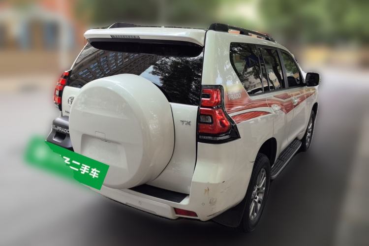 Used Toyota Prado 2018 3.5L Automatic TX-L with Rear-Mounted Spare Tire Rear Right 45 Deg