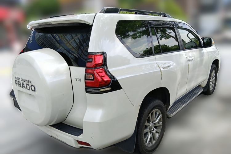Used Toyota Prado 2018 3.5L Automatic TX-L with Rear-Mounted Spare Tire Rear Right 45 Deg