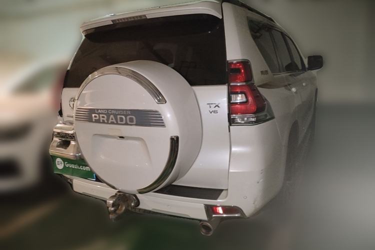 Used Toyota Prado 2018 3.5L Automatic TX-L with Rear-Mounted Spare Tire Rear Right 45 Deg