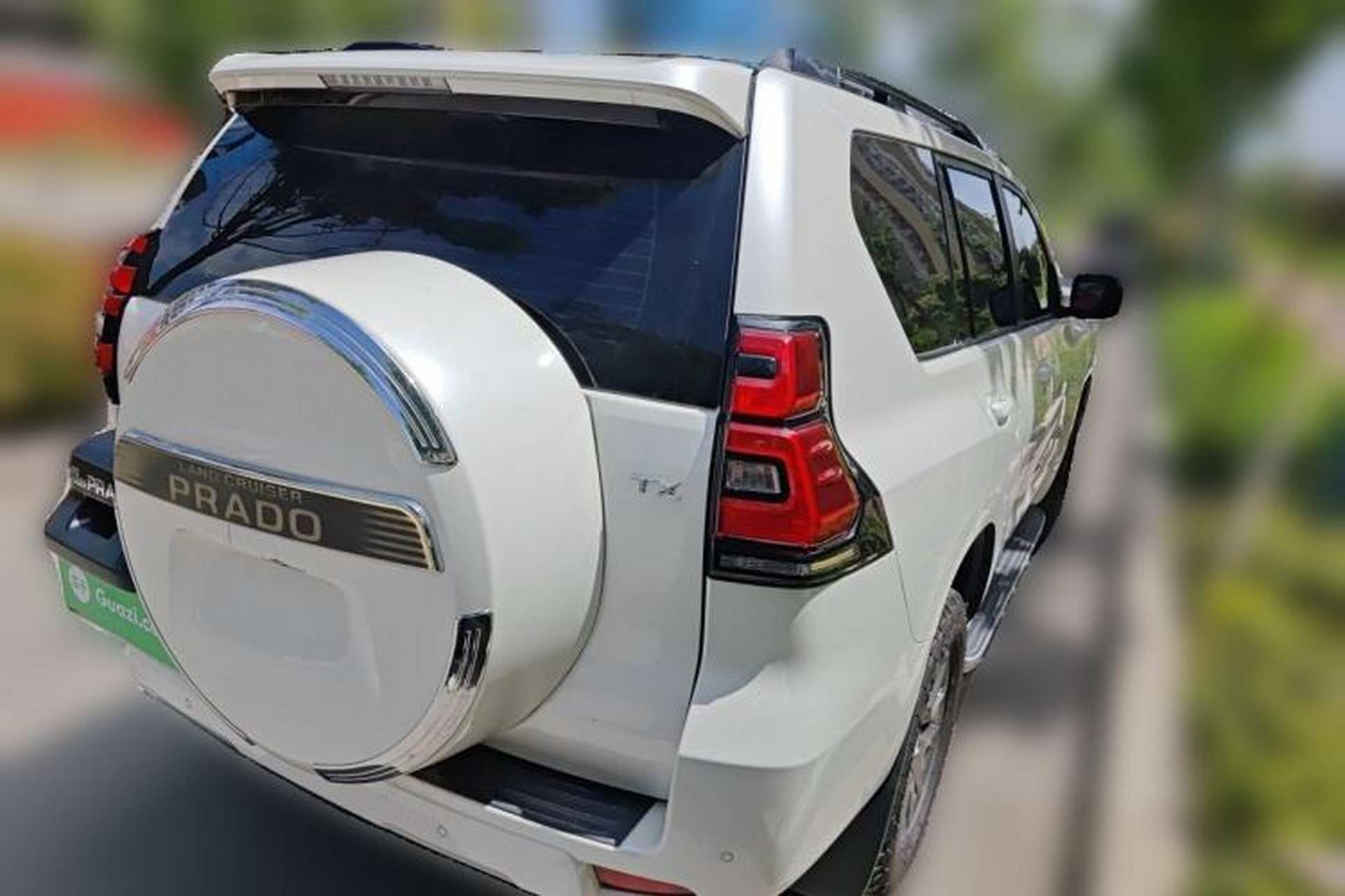 Used Toyota Prado 2018 3.5L Automatic TX-L with Rear-Mounted Spare Tire Rear Right 45 Deg