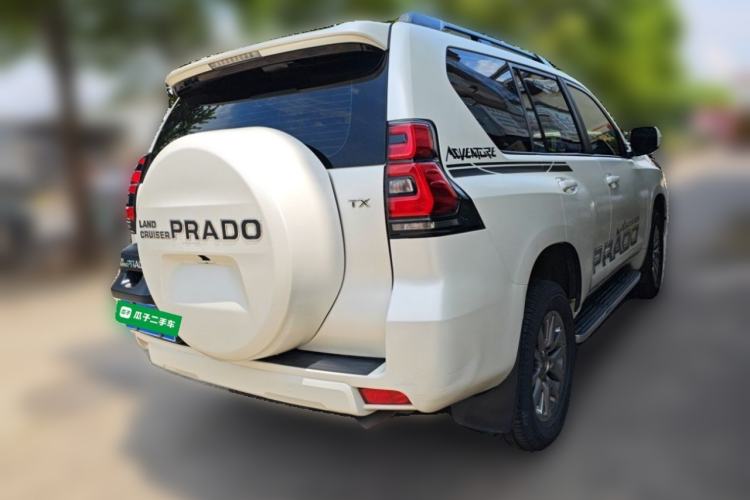 Used Toyota Prado 2018 3.5L Automatic TX-L NAVI with Rear-Mounted Spare Tire Rear Right 45 Deg