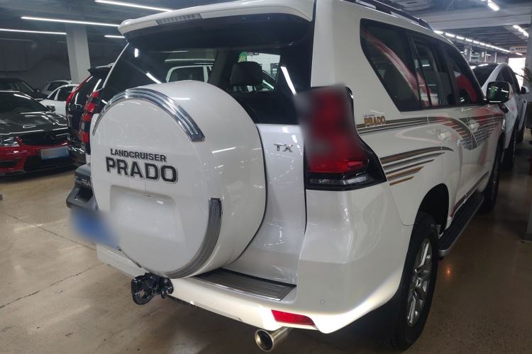 Used Toyota Prado 2018 3.5L Automatic TX-L with Rear-Mounted Spare Tire Rear Right 45 Deg