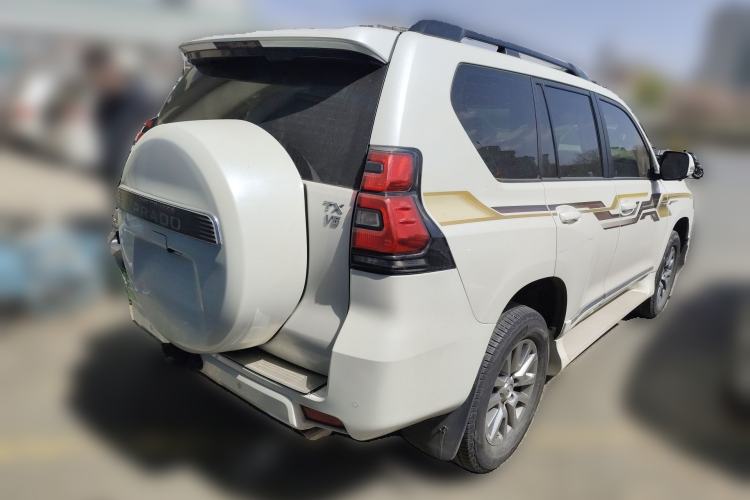 Used Toyota Prado 2018 3.5L Automatic TX-L with Rear-Mounted Spare Tire Rear Right 45 Deg