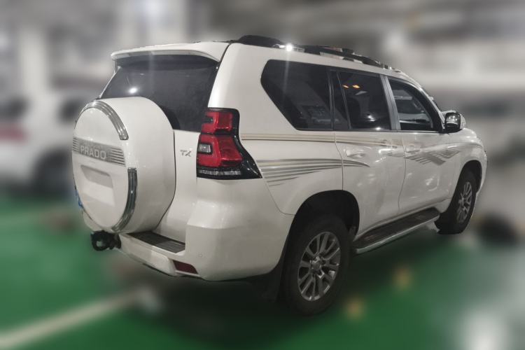 Used Toyota Prado 2018 3.5L Automatic TX-L with Rear-Mounted Spare Tire Rear Right 45 Deg
