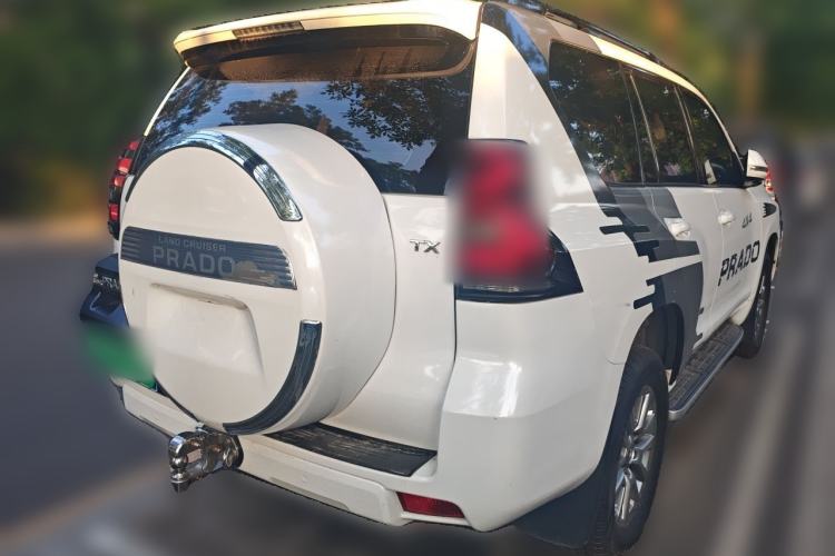 Used Toyota Prado 2018 3.5L Automatic TX-L with Rear-Mounted Spare Tire Rear Right 45 Deg