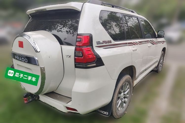 Used Toyota Prado 2018 3.5L Automatic TX-L with Rear-Mounted Spare Tire Rear Right 45 Deg