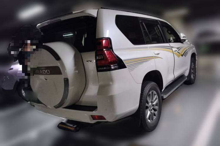 Used Toyota Prado 2018 3.5L Automatic TX-L with Rear-Mounted Spare Tire Rear Right 45 Deg