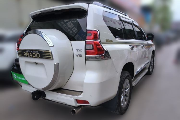 Used Toyota Prado 2018 3.5L Automatic TX-L NAVI with Rear-Mounted Spare Tire Rear Right 45 Deg