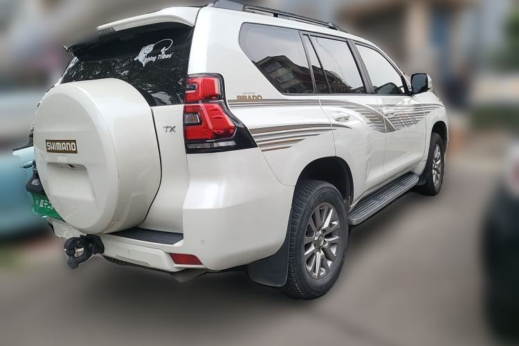 Used Toyota Prado 2018 3.5L Automatic TX-L with Rear-Mounted Spare Tire Rear Right 45 Deg