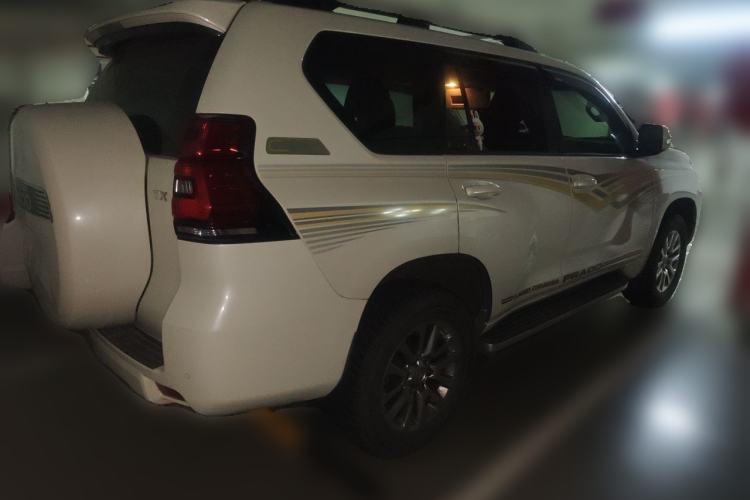 Used Toyota Prado 2018 3.5L Automatic TX-L with Rear-Mounted Spare Tire Rear Right 45 Deg