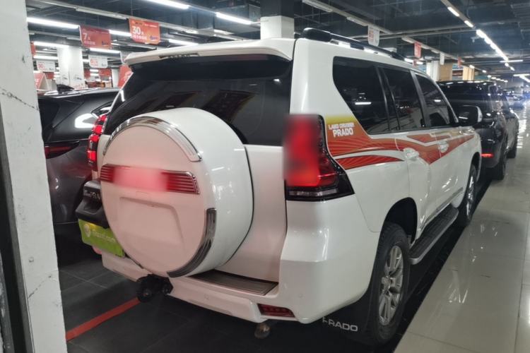 Used Toyota Prado 2018 3.5L Automatic TX-L with Rear-Mounted Spare Tire Rear Right 45 Deg