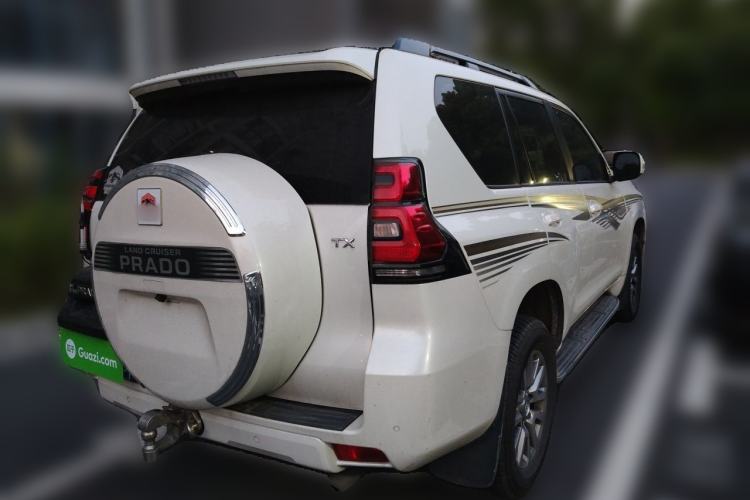 Used Toyota Prado 2018 3.5L Automatic TX-L with Rear-Mounted Spare Tire Rear Right 45 Deg