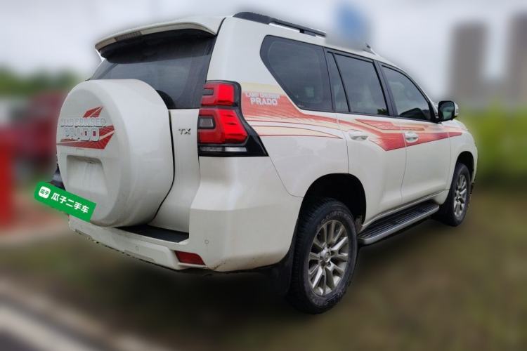 Used Toyota Prado 2018 3.5L Automatic TX-L with Rear-Mounted Spare Tire Rear Right 45 Deg