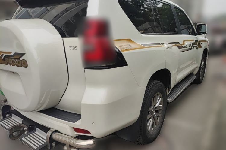 Used Toyota Prado 2018 3.5L Automatic TX-L with Rear-Mounted Spare Tire Rear Right 45 Deg