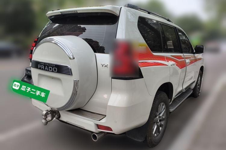 Used Toyota Prado 2018 3.5L Automatic TX-L with Rear-Mounted Spare Tire Rear Right 45 Deg