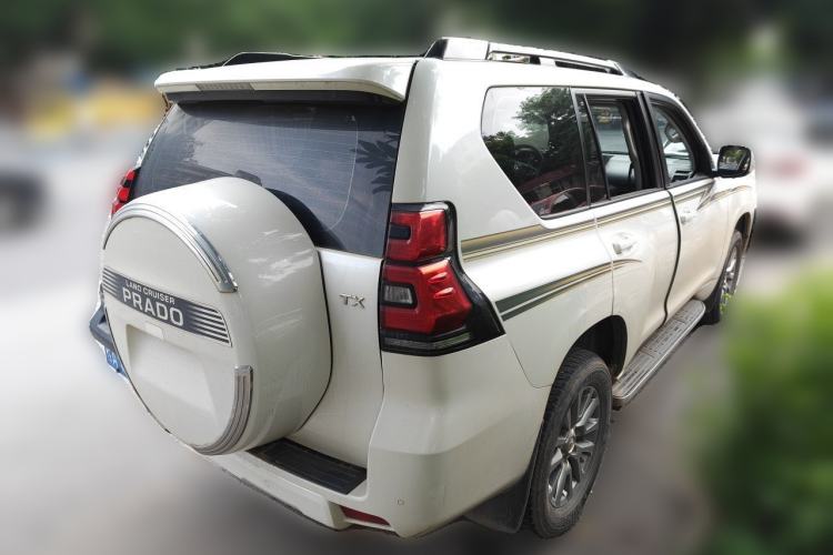 Used Toyota Prado 2018 3.5L Automatic TX-L with Rear-Mounted Spare Tire Rear Right 45 Deg