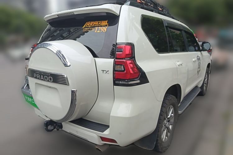 Used Toyota Prado 2018 3.5L Automatic TX-L with Rear-Mounted Spare Tire Rear Right 45 Deg