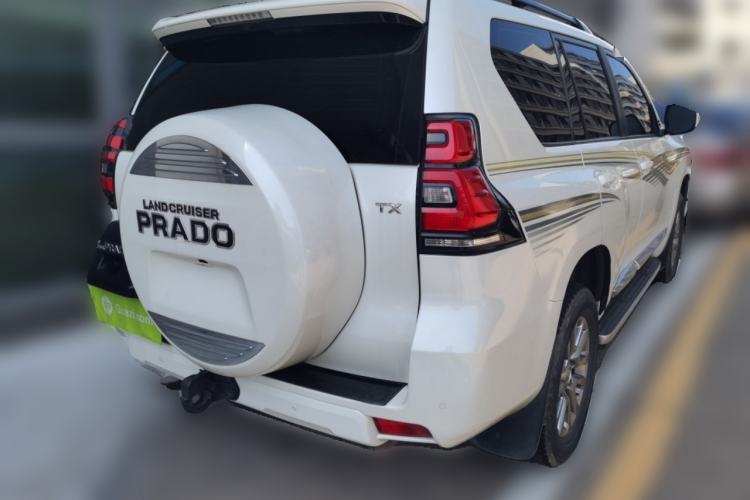 Used Toyota Prado 2018 3.5L Automatic TX-L with Rear-Mounted Spare Tire Rear Right 45 Deg