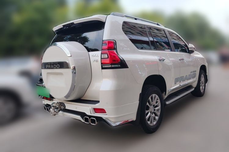 Used Toyota Prado 2018 3.5L Automatic TX-L with Rear-Mounted Spare Tire Rear Right 45 Deg