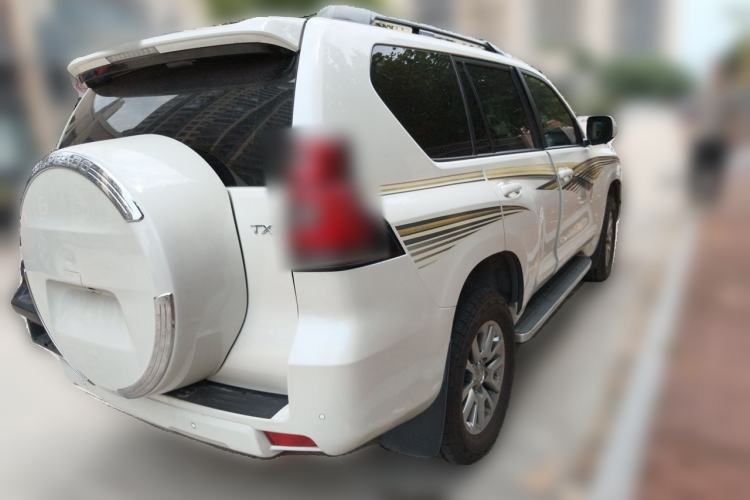 Used Toyota Prado 2018 3.5L Automatic TX-L with Rear-Mounted Spare Tire Rear Right 45 Deg