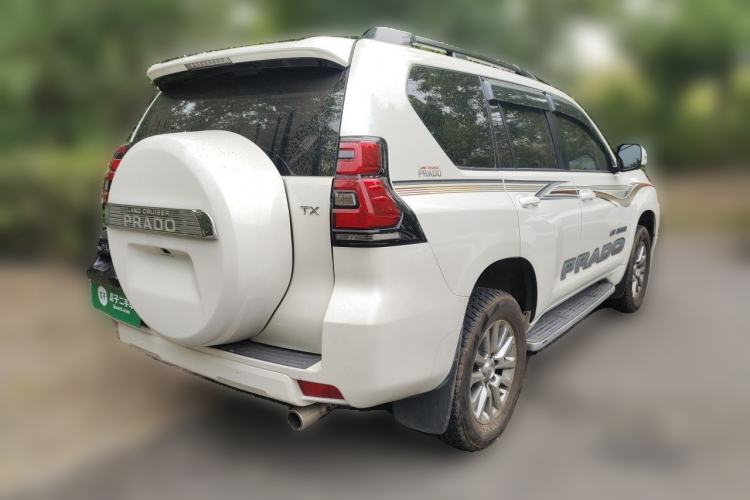 Used Toyota Prado 2018 3.5L Automatic TX-L with Rear-Mounted Spare Tire Rear Right 45 Deg