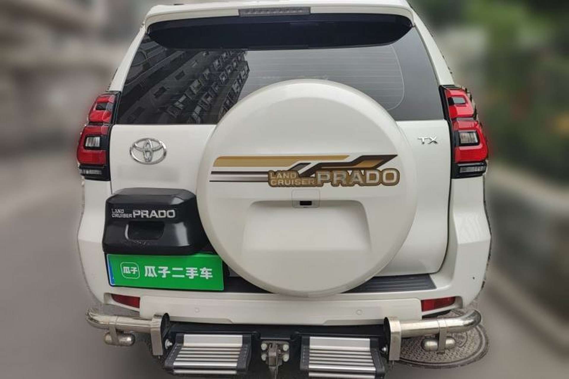 Used Toyota Prado 2018 3.5L Automatic TX-L with Rear-Mounted Spare Tire Rear