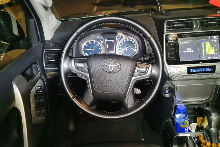 Used Toyota Prado 2018 3.5L Automatic TX-L with Rear-Mounted Spare Tire Steering Wheel