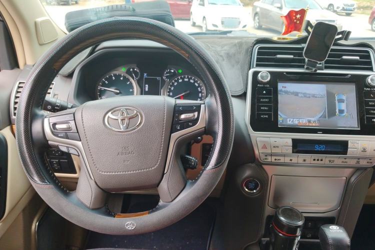 Used Toyota Prado 2018 3.5L Automatic TX-L with Rear-Mounted Spare Tire Steering Wheel