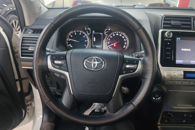Used Toyota Prado 2018 3.5L Automatic TX-L with Rear-Mounted Spare Tire Steering Wheel