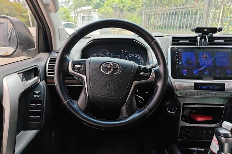 Used Toyota Prado 2018 3.5L Automatic TX-L with Rear-Mounted Spare Tire Steering Wheel