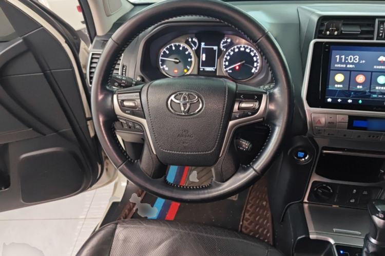 Used Toyota Prado 2018 3.5L Automatic TX-L with Rear-Mounted Spare Tire Steering Wheel