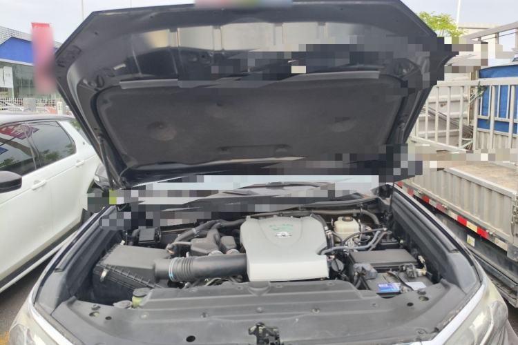 Used Toyota Prado 2019 3.5L Automatic TX-L Deluxe Edition with Rear-Mounted Spare Tire Engine Bay