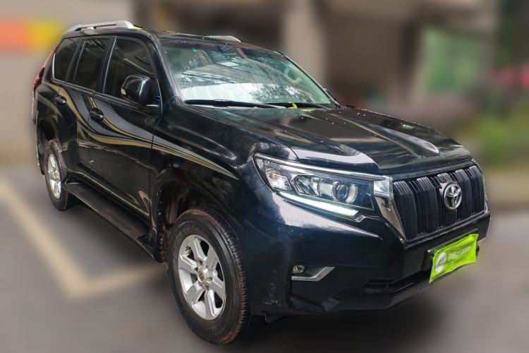 Used Toyota Prado 2019 2.7L TX Aluminum Wheels Underbody Kit Base Version Middle East Front Right 45 Deg