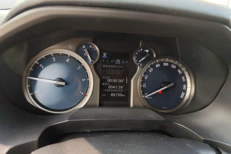 Used Toyota Prado 2019 3.5L Automatic TX-L Deluxe Edition with Rear-Mounted Spare Tire Instrument Cluster